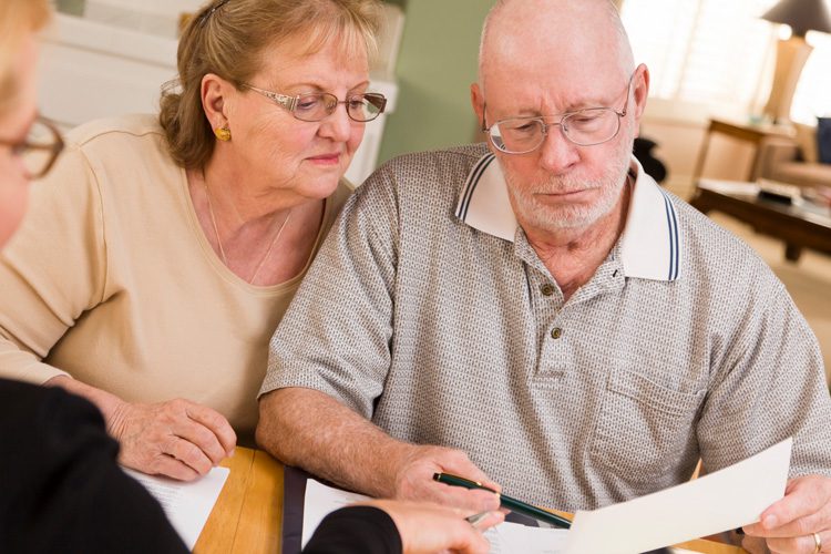 Dayspring Villa Assisted Living Community in Denver, CO - dayspring villa couple with medicaid forms