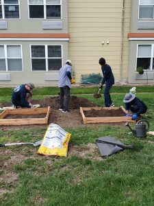 Dayspring Villa Assisted Living Community in Denver, CO - bellco volunteer group