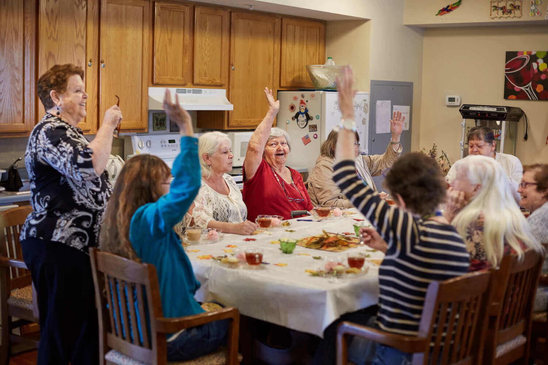 Dayspring Villa Assisted Living Community in Denver, CO - ice cream social landscape