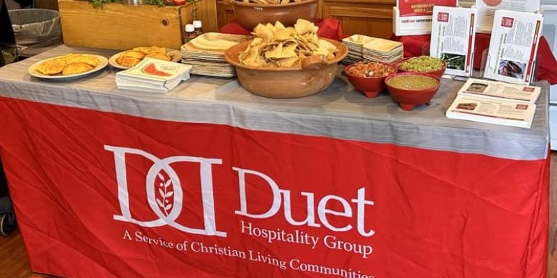 Dayspring Villa Assisted Living Community in Denver, CO - duet dining sub nav menu