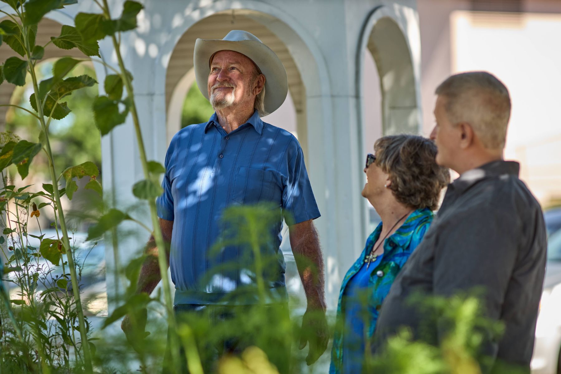 Dayspring Villa Assisted Living Community in Denver, CO - people enjoying fresh air landscape