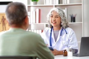 Dayspring Villa Assisted Living Community in Denver, CO - dayspring villa senior man with female doctor