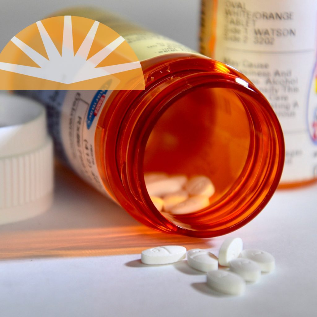 Dayspring Villa Assisted Living Community in Denver, CO - dsv pill bottle with tablets spilling out (1)