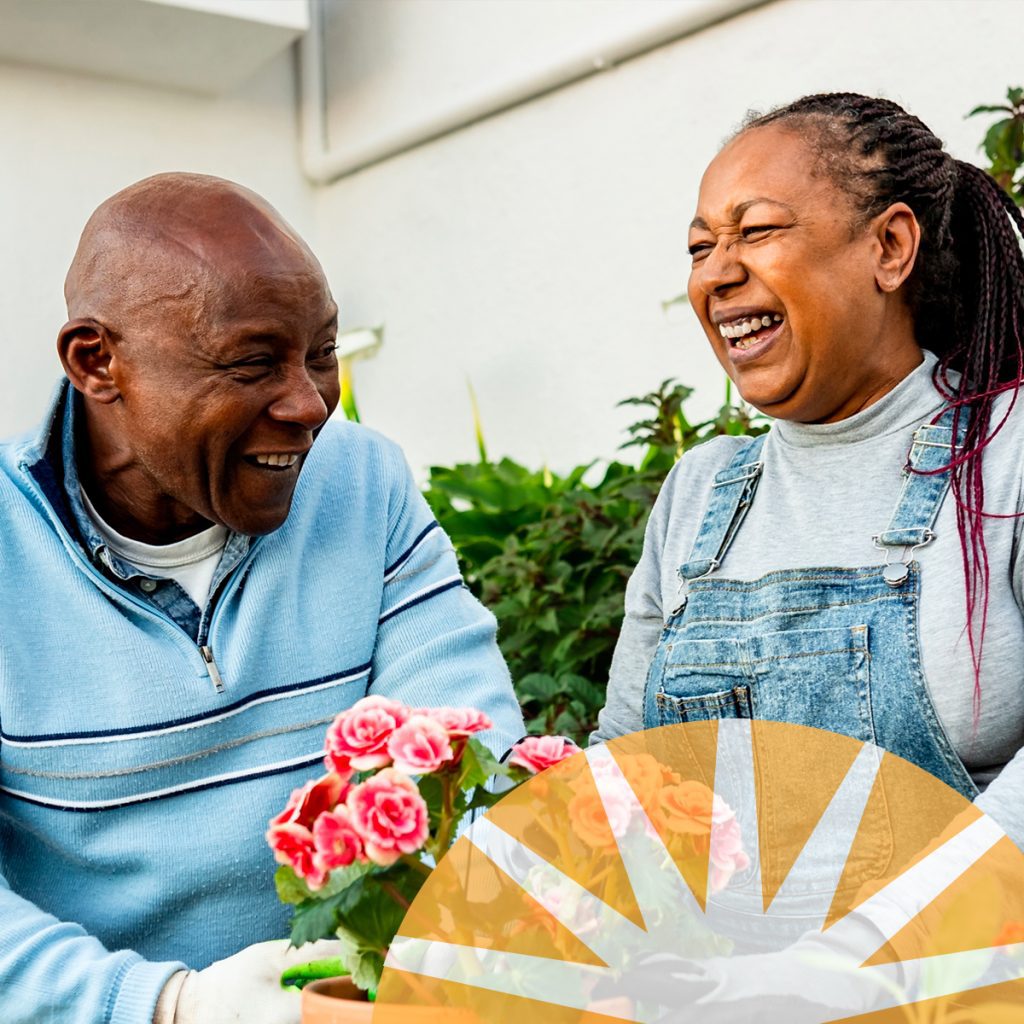 Dayspring Villa Assisted Living Community in Denver, CO - dsv senior man and caregiver in rehabilitation