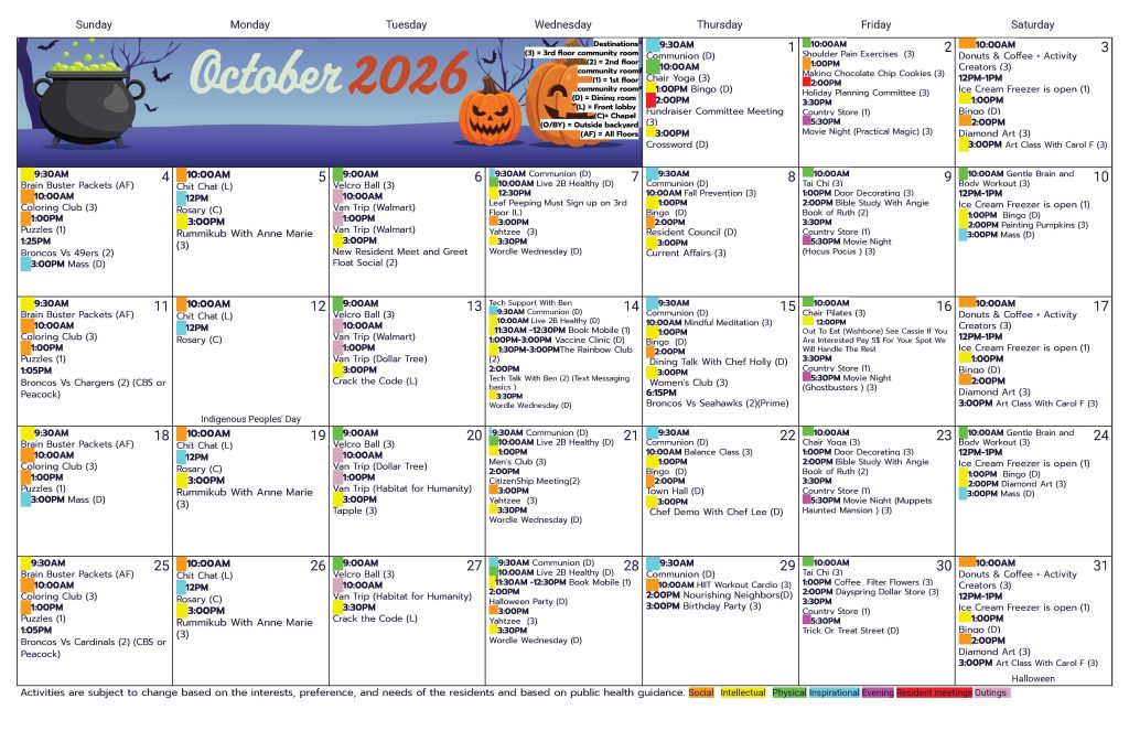 Dayspring Villa Assisted Living Community in Denver, CO - oct26